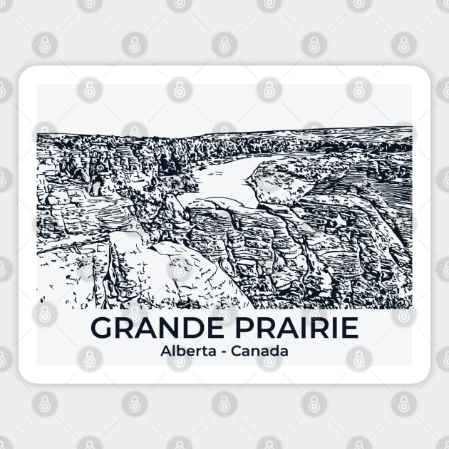 Grande Prairie - Alberta Magnet by Lakeric